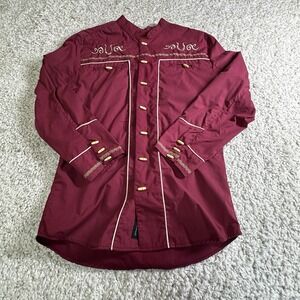 Patron Cito Red Label Shirt Youth Size 18 Long Sleeve Western Cowboy Rodeo